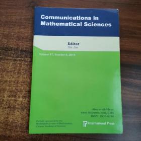 Communications in Mathematical sciences  2019