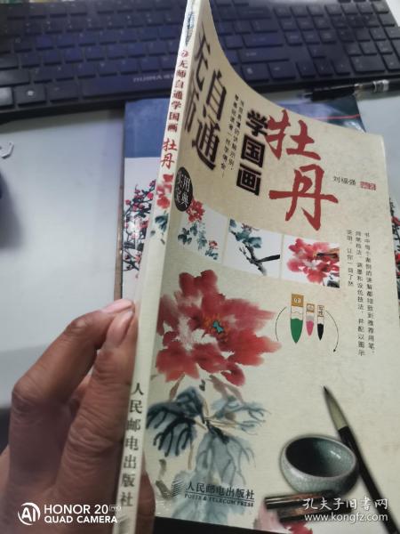 无师自通学国画7：牡丹