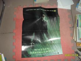 4开双面海报：MATRIX REVOLUTIONS NOVEMBER 5（50*37 CM）