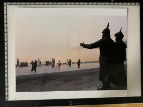 253  照片 摄影家艺术纪实类参展照片 大尺寸  穿越时空舞太极 吉林临江门桥
