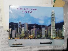 中国香港寄往山西阳泉实寄明信片