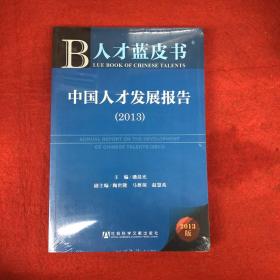 人才蓝皮书：中国人才发展报告（2013）