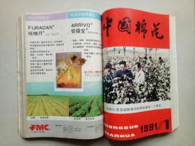 中国棉花《1990-1991双月刊12册》