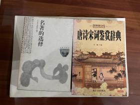 《唐诗宋词鉴赏辞典》《名著的选择》