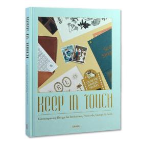 Keep in Touch让设计自邮信函票戳的现代设计 信函票戳各式原创设计新奇读物9789887449218艺术设计书籍