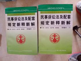 民事诉讼法及配套规定新释新解(新编本 上下册)