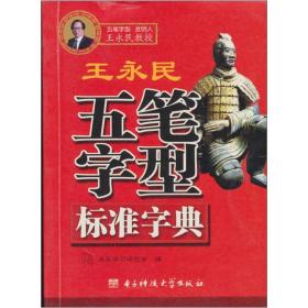 王永民五笔字型标准字典9787811143645