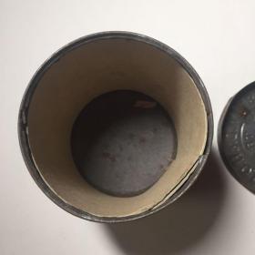 外国老铁皮罐 一个 商品标识保存完好