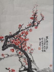 保真书画，林继森《春满人间》国画一幅，尺寸67×45cm，原装裱镜心。