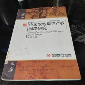 中国农地集体产权制度研究