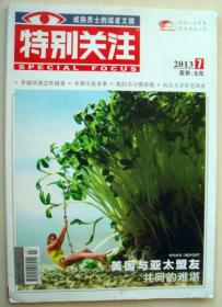 特别关注2013年7月 美国与亚太盟友 共同的难堪★正版过刊杂志