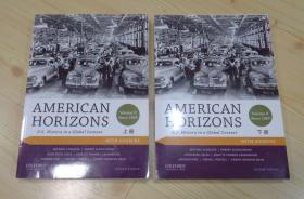 英文原版书 英语 大16开 AMERICAN HORIZONS （Volume II Since 1865） Second Edition 美国地平线 第二卷 第二版 上册和下册 两册合售 内容大致就是美国自1865年以来的历史事件 净重2.05公斤 外观平整 内页干净整齐无写画 具体品相见描述 二手书籍卖出不退不换