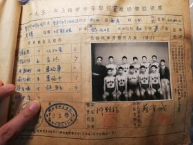 1951年上海圣方济中学分校篮球队合影