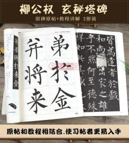 学海轩共2本柳公权玄秘塔碑历代碑帖杜浩书法等级考试培训教材施志伟柳体楷书毛笔字帖书法临摹书籍安徽美术出版社华夏万卷