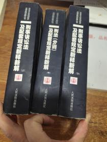 刑事诉讼法及配套规定新释新解（上下）/社会主义市场经济法律新释新解丛书