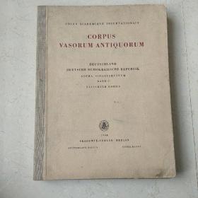 corpus vasorum antiquorum：gotha1(deutschland 24) 1964年 德文原版 8开一盒含一本，文物图片48页