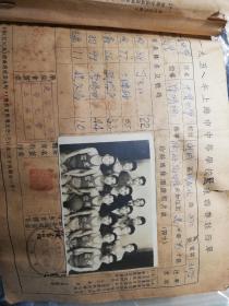 1951年上海光实中学篮球队合影