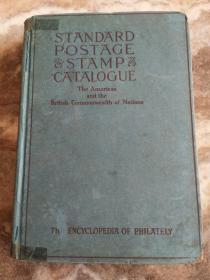 民国·英文原版·美洲集邮：1947年《STANDARD POSTACE STAMP CATALOGUE斯科特标准邮票目录 》—美洲和英联邦国家