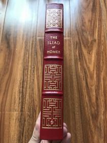 近全新！【现货、全国包顺丰】The Iliad of Homer，《荷马史诗伊利亚特》，Alexander Pope / 亚历山大·波普（英译），伊东书局出版的 “有史以来最伟大的100本书” 之一，Collector's Edition / 收藏版，1979年出版（请见实物拍摄照片第5张版权页），精装，厚册，478页，豪华全真皮封面，三面刷金，珍贵外国文学参考资料！