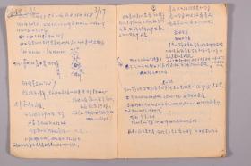 著名作家、表演艺术家、原中国作协理事 黄宗英1960年日记一册（约35页70面）HXTX320070