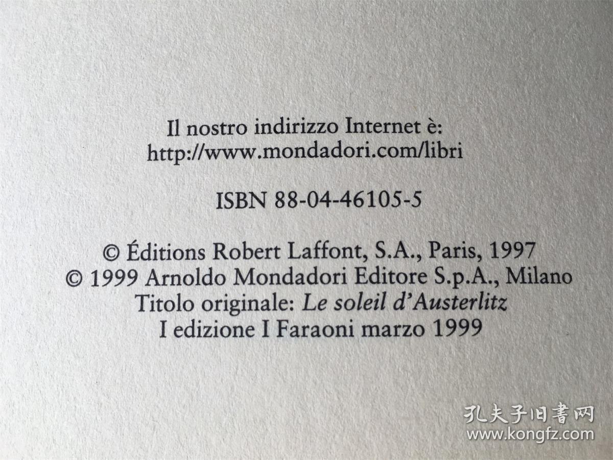 Napoléon: Il sole di Austerlitz / 奥斯特里茨的太阳 （意大利语）