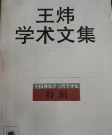 王炜学术文集：中国现象学与哲学评论(特辑)