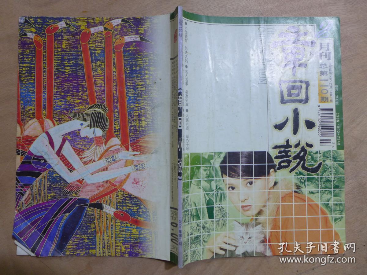章回小说2001年笫2期·白天光《十八枚军功章》石钟山《横赌》侯靖《无所适从》张力《琴桌》蔡杰《大作家姚雪垠》付德芳《牧羊人的爱情》英子《两个女子和一个时代》阿祥、小刀《渝湘鄂大劫案》