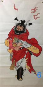 【卖家保真】新到！四尺钟馗！保真保手绘 真迹！【实物拍摄，质量上乘：终身保真，假一赔万】