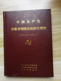 中国共产党安徽省铜陵县组织史资料（1930-1987）