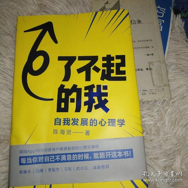 了不起的我：自我发展的心理学