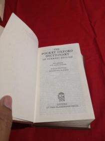 the pocket Oxford Dictionary