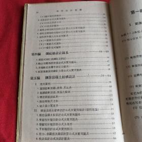 建筑设计便覽 1956年老版本 布面精装，仅印3500册，品相如图所示