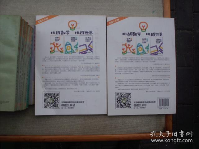 世界趣味数学挑战赛训练营初阶及答案（两册合售）