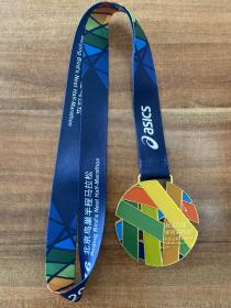 2016北京鸟巢半程马拉松 奖牌
