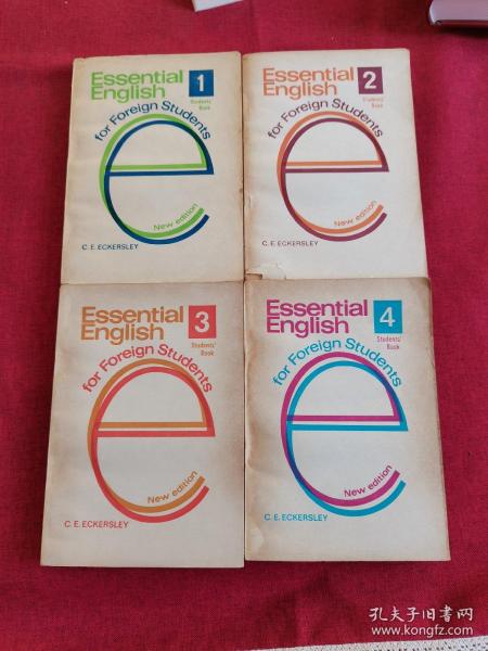 Essential English for Foreign Students book 1-4全