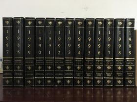 Encyclopedia Britannica Book of the Year/大英百科全书年鉴，1987～1999年，共13册