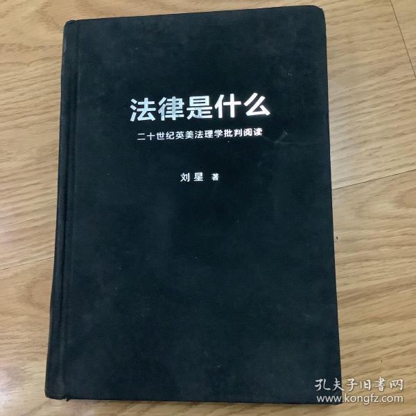 法律是什么：二十世纪英美法理学批判阅读（精装修订版）