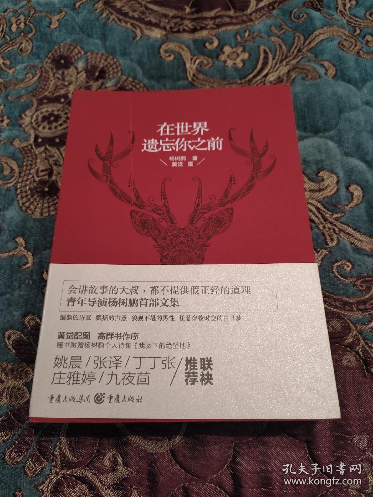 【签名本定价出】著名导演，二姐张韵艺前夫 杨树鹏 签名《在世界遗忘你之前》，附《我买下的绝望地》