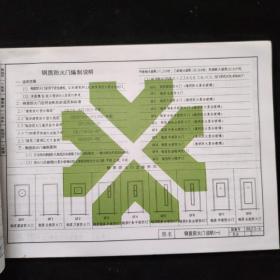 建筑构造通用图集   （2004年）88J13-4 钢质防火门 防火卷帘（第2版）+88J2-7 墙身--轻隔墙【2本合售】