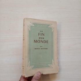 LA FIN DUN MONDE