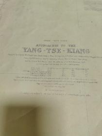 晚清长江口航道晒图（1887年）