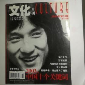 文化月刊2003年第10期 陈龙封面：龙行天下 •范冰冰：我爱堂吉诃德