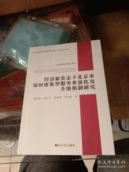 经济新常态下北京市知识密集型服务业演化及升级机制研究