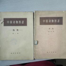 中国动物图谱。1959.鸟类＋鱼类共两册（馆藏）