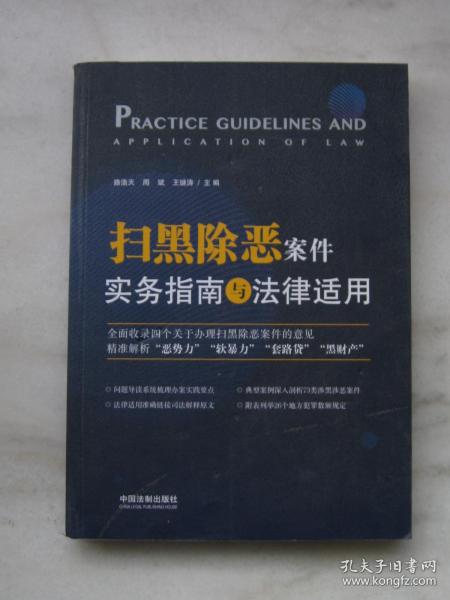 扫黑除恶案件实务指南与法律适用