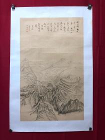 书画9955，四川画家【袁建军】钢笔画，传统山水画，厚纸精托