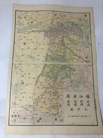 1912出版就夭折《江苏省镇江府太平厅分县地图》，1912年废州府，1913年地名大整改。镇江