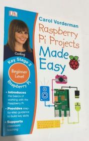 英文原版 DK系列儿童英语编程语言提高进阶 Raspberry Pi Projects Made Easy Key Stage 2  原版库存书