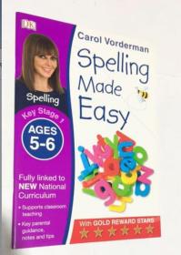 DK 练习册 Spelling Made Easy Ages 5-6 Key Stage 儿童英语拼写入门系列 启蒙英语小学生课外辅导作业