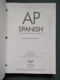 AP SPANISH  Language and Culture Exam Preparation西班牙语语言文化考试准备（内有几处笔记）原版书